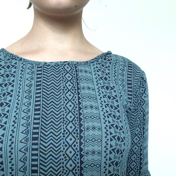 3/$30 Turquoise Babydoll Dress - Picture 3 of 3